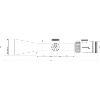 Preview: DDoptics Nighteagle V6 2,5-15x56 NFX Gen. 3 Zielfernrohr